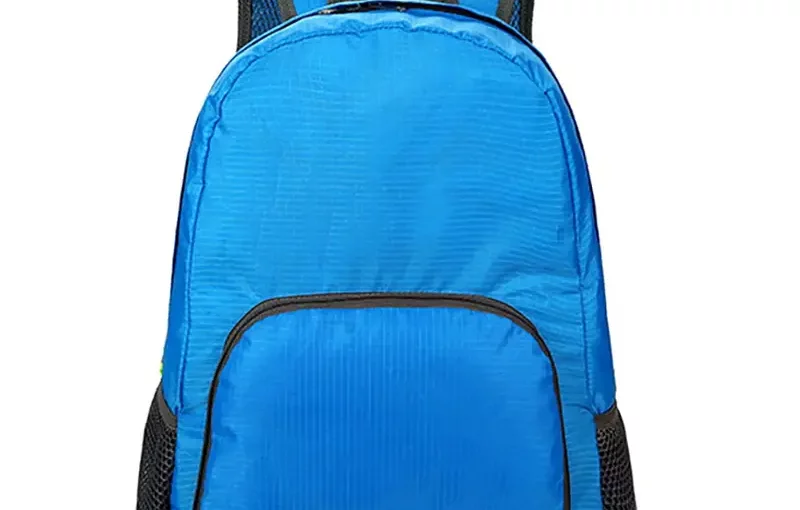 Foldable Backpack Camping Hiking Ultralight Folding Travel Daypack Bag Outdoor Mountaineering Sports Daypack For Men And Women Blue